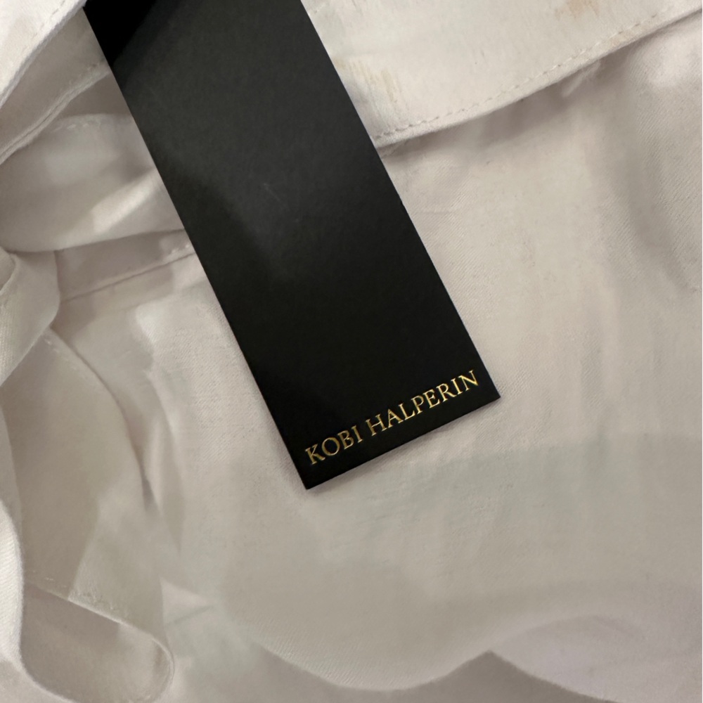 NWT Kobi Halperin Lyla Pant | White (3AB white) | size medium - Picture 5 of 6